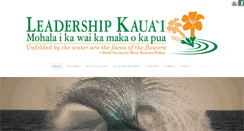 Desktop Screenshot of leadershipkauai.org